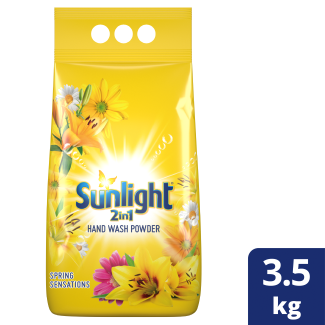 Sunlight 2 in 1 Hand washing Powder Spring Sensations 3.5kg